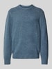 MCNEAL Regular Fit Strickpullover mit Rundhalsausschnitt Rauchblau Melange