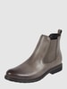 Tamaris Chelsea Boots aus Leder  Hellgrau
