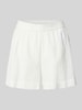 Pieces Regular Fit Shorts aus reiner Baumwolle Modell 'MUNA' Weiss
