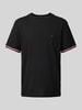 Tommy Hilfiger T-Shirt mit Label-Stitching Black