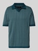 MCNEAL Poloshirt met ribboorden Petrol