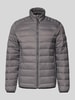 Jack & Jones Kurtka pikowana z zapięciem na zamek błyskawiczny model ‘BRADLEY’ Średnioszary