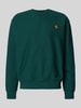 Carhartt Work In Progress Sweatshirt mit Rundhalsausschnitt Dunkelgruen