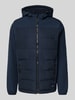Blend Softshell-jack met doorgestikte naden, model 'EVIAN' Donkerblauw
