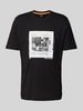 BOSS Orange T-Shirt mit Motiv-Print Modell 'Urban' Black