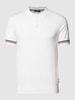 HECHTER PARIS Poloshirt mit Kontraststreifen Weiss