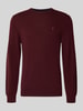 Polo Ralph Lauren Gebreide pullover met ribboorden Bordeaux