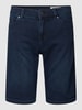 Esprit Korte jeans met stretch, model 'Denim' Donkerblauw