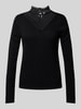 QS Longsleeve mit Stehkragen Black