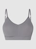Saisei Bralette aus Mikrofaser  Dunkelgrau
