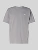 Carhartt Work In Progress T-Shirt mit Label-Stitching Stein