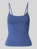 Review Top na regulowanych ramiączkach Szaroniebieski