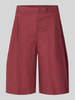 s.Oliver RED LABEL Szorty bermudy o kroju relaxed fit z czystej bawełny Bordowy