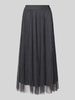 Only Spódnica midi o kroju regular fit z siateczki model ‘LAVINA’ Antracytowy