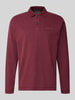 Marc O'Polo Relaxed Fit Poloshirt aus reiner Baumwolle Bordeaux