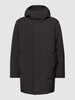 Mango Parka mit abnehmbarer Kapuze Schwarz