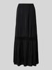 Gina Tricot Maxirock mit Spitzenbesatz Black