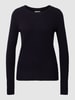 Christian Berg Woman Strickpullover mit Rundhalsausschnitt Dunkelblau