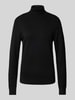 Jake*s Casual Strickpullover mit Rollkragen Black