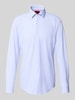 HUGO Slim Fit Business-Hemd mit Knopfleiste Modell 'Kenno' Hellblau
