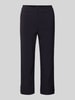 STEHMANN Slim fit broek met verkort model, model 'Ina' Marineblauw