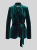 Christian Berg Woman Selection Blazer van fluweel met reverskraag Groen