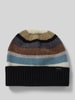 PAUL SMITH Beanie mit Label-Detail Mittelbraun Mel