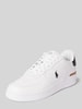 Polo Ralph Lauren Low Top Sneaker mit Logo-Stitching Modell 'MASTERS' Weiss