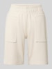 Christian Berg Woman regular fit short met elastische band Ecru