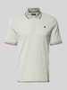Jack & Jones Premium Regular Fit Poloshirt mit Logo-Stitching Modell 'BLUWIN' Hellgrau