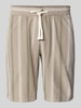 MCNEAL Korte regular fit broek met achterzak Lindegroen