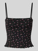 Review Tanktop mit Karree-Ausschnitt Black