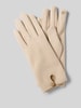 EEM Regular fit handschoenen met knoopsluiting Beige