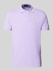 Polo Ralph Lauren Poloshirt mit Label-Stitching Flieder