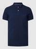 Superdry Poloshirt met logostitching, model 'VINT DESTROY' Marineblauw