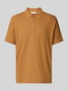 SELECTED HOMME Regular fit poloshirt van puur katoen, model 'ISAAC' Camel