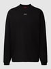 HUGO Sweatshirt mit Label-Detail Modell 'Daposo' Black