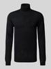 Roy Robson Strickpullover mit Rollkragen Black