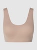Saisei Bustier aus Mikrofaser - nahtlos Beige