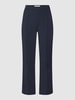 Raffaello Rossi Flared Cut Schlupfhose mit Ziernähten Modell 'MACY' Marineblau