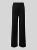 Vero Moda Wide leg gebreide broek met elastische band, model 'NALINA' Zwart