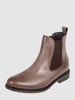 Tamaris Chelsea Boots aus Leder  Dunkelgrau