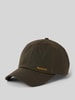 Barbour Basecap mit Label-Stitching Modell 'BEAULY' Oliv