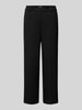 Tom Tailor Cropped Stoffhose mit Viskose und weitem Bein Black