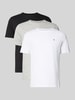 Tommy Hilfiger T-Shirt Set aus reiner Baumwolle im 3er-Pack Black