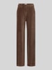 Brax Cordhose mit elastischem Bund und Eingrifftaschen Modell 'MAINE' Taupe
