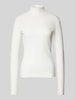 HUGO Longsleeve mit Stehkragen Modell 'Driza' Offwhite