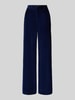 Weekend Max Mara Straight Fit Cordhose aus reiner Baumwolle mit seitlichen Eingrifftaschen Modell 'TANIA' Marine