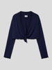 Happy Girls Bolero mit Muschelsaum Marineblau