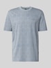 BOSS Green Regular Fit T-Shirt aus reiner Baumwolle Rauchblau
